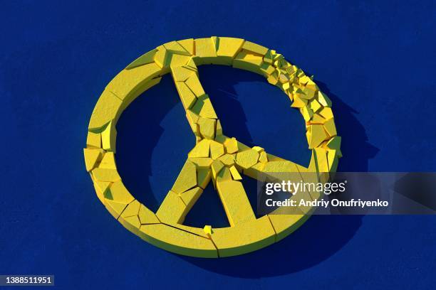 329 3d Peace Sign Stock Photos and High-Res Images - Getty Images