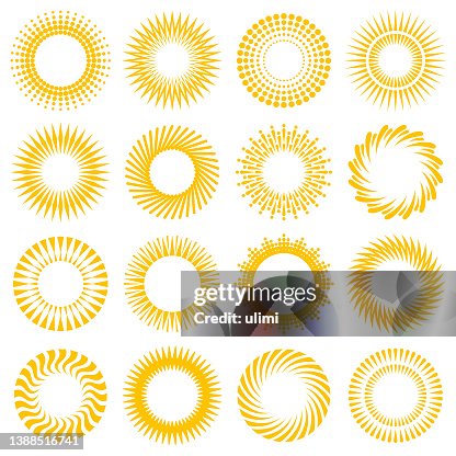 Circle design elements Circle design elements