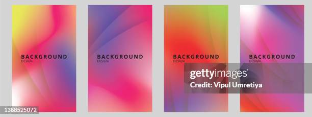 gradient sphere cover - oranges flatlay stock illustrations