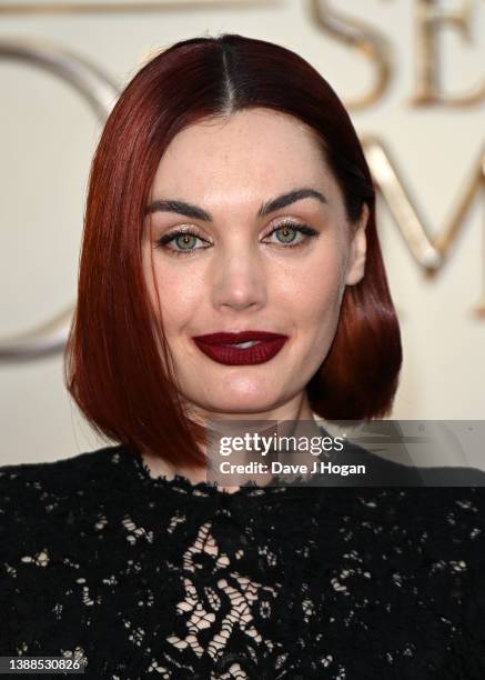 Poppy Corby-Tuech attends "Fantastic Beasts: The Secrets of Dumbledore" World Premiere at The Royal Festival Hall on March 29, 2022 in London,...