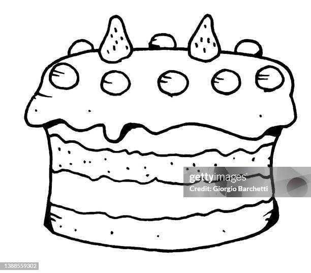 cake - torta stock illustrations