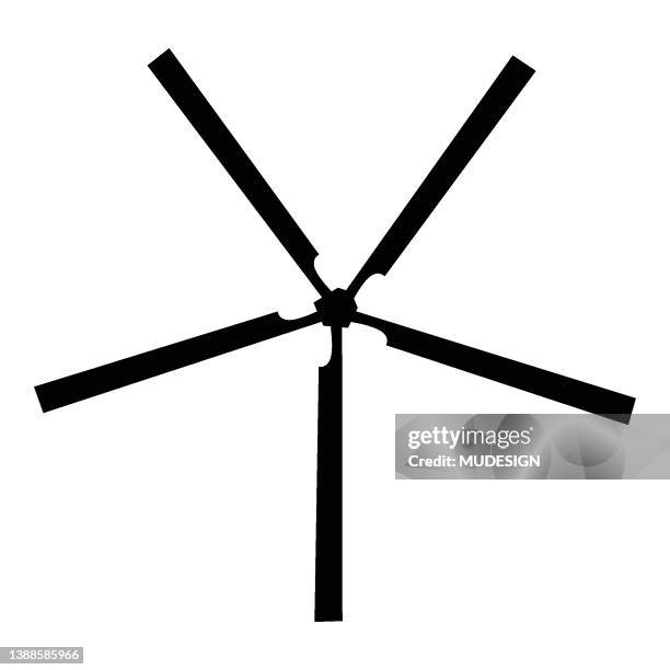 helicopter top view. propeller vector icon - propeller stock illustrations