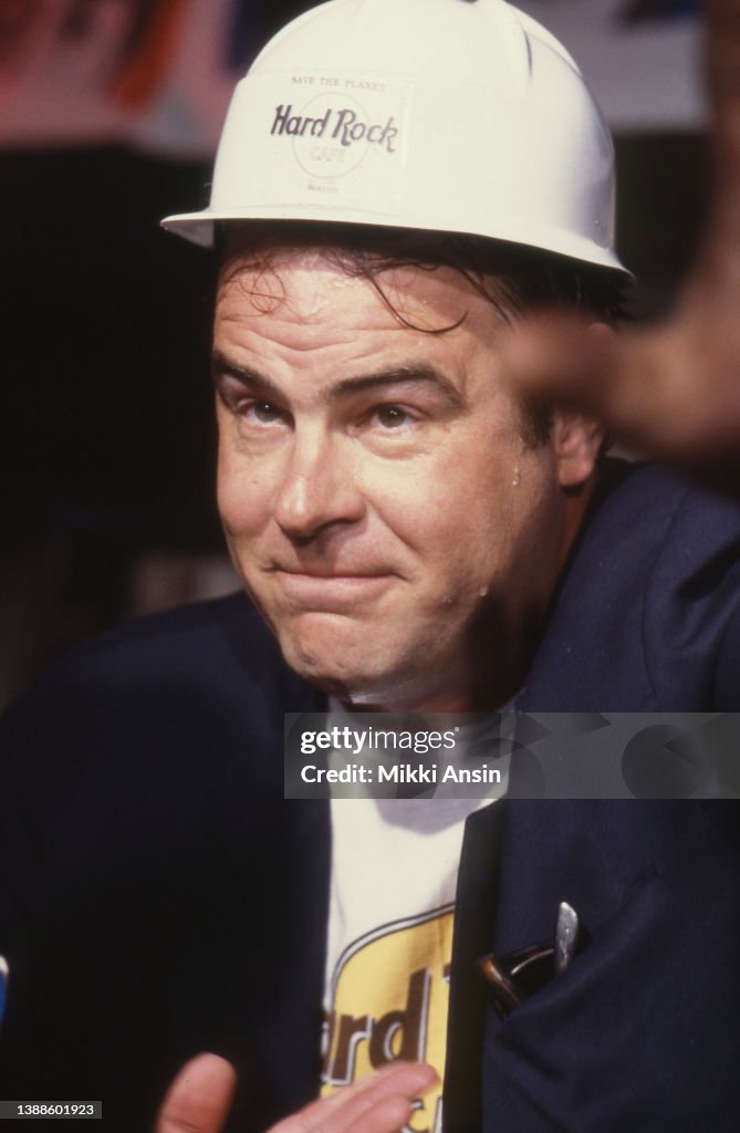 Dan Aykroyd At Hard Rock Cafe Construction Site