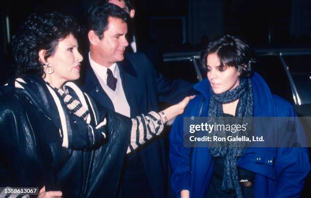 American actress Raquel Welch and her daughter, actress Tahnee Welch , attend a 'Scarface' premiere party at Sardi's Restaurant, New York, New York,...