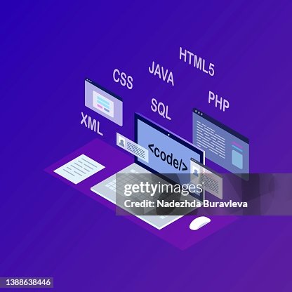 Software Development Programming Language Coding Digital Technology ...