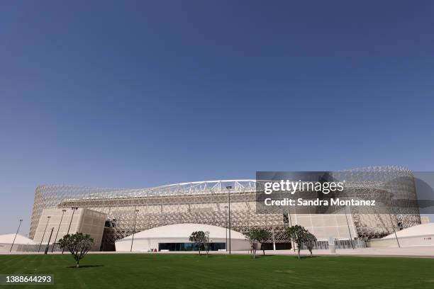 General view of Ahmad Bin Ali Stadium ahead of FIFA World Cup Qatar 2022 on March 30, 2022 in Doha, Qatar. Ahmad Bin Ali Stadium will host 7 matches.