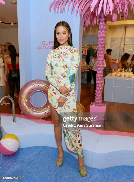 Jamie Chung attends Cupshe's Los Angeles Pop Up Launch Event at Cupshe's Pop Up Store on March 30, 2022 in Hollywood, California.