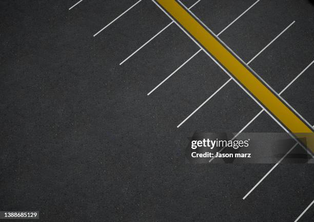 aerial view of empty road - asphalt paver stock pictures, royalty-free photos & images