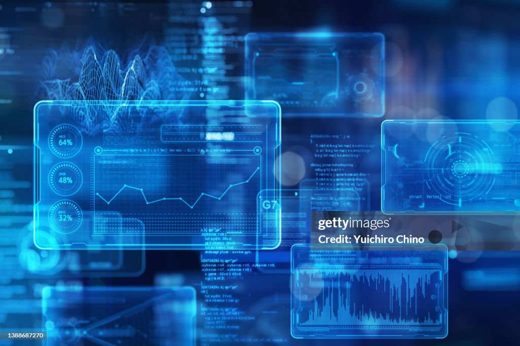 Futuristic graphical user interface