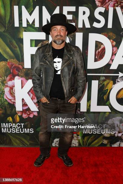 Brian Bowen Smith attends Lighthouse Immersive and Impact Museums host preview of art exhibit "Immersive Frida Kahlo" for Global Gift Foundation USA...