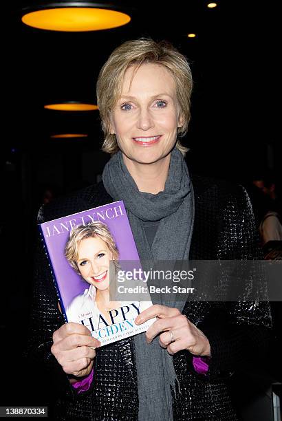 Jane Lynch signs copies of her new book "Happy Endings" at Live Talks Los Angeles Presents: An Evening With Amy Poehler And Jane Lynch at Aero...