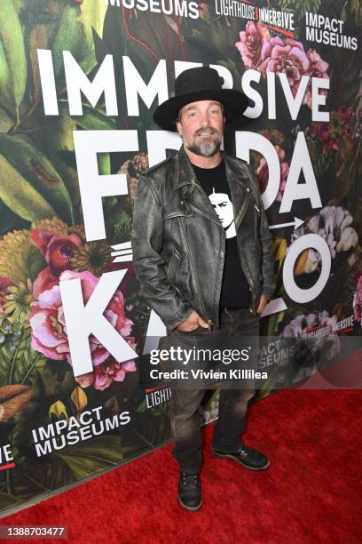 Brian Bowen Smith attends the Immersive Frida Kahlo Preview at the Lighthouse Artspace Los Angeles on March 30, 2022 in Los Angeles, California.