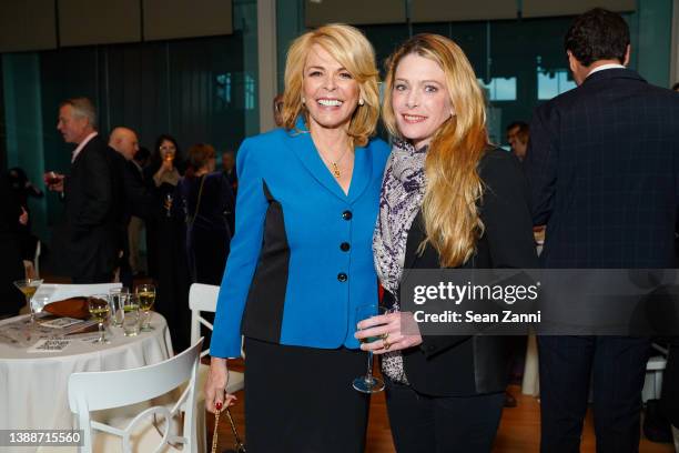 Betsy McCaughey and guest attend The New York Sun Relaunch Celebration at Weill Music Room, Carnegie Hall on March 30, 2022 in New York City.