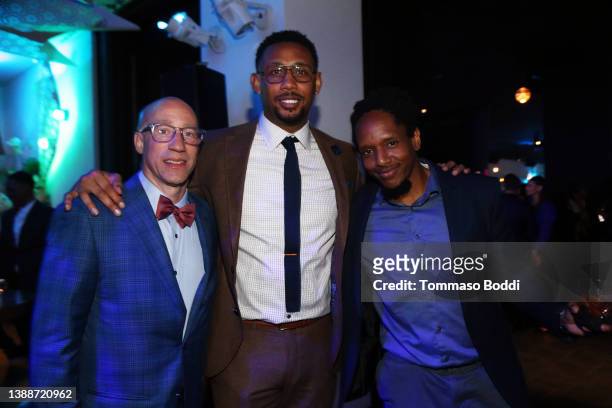 Ted Reid and co-founded LSG Josh Childress attend the Ted Reid Pre-Grammy Party at W Los Angeles – West Beverly Hills on March 30, 2022 in Los...