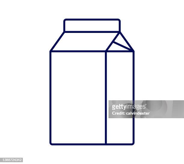 milk carton - milk carton stock illustrations