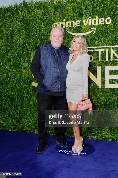 Kyle Sandilands and Tegan Kynaston attend the premiere of Luxe Listings Sydney Season 2 on March 31, 2022 in Sydney, Australia.