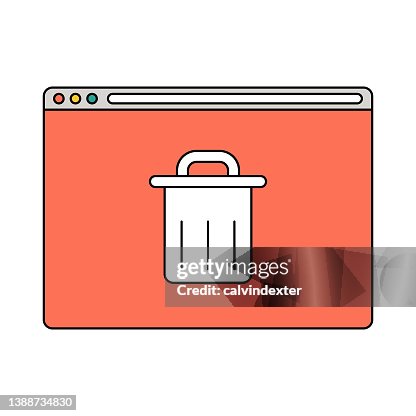 Web browser trash bin Web browser trash bin