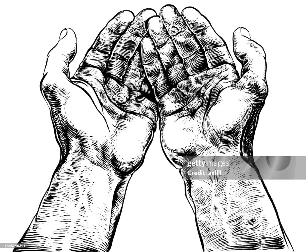 Two Hand Catching Two Hands Catch Something High-Res Vector Graphic - Getty Images