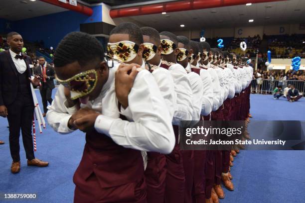 People participate in the Probate 2019 #GreatReveal19 at Jackson State University on March 23, 2019.