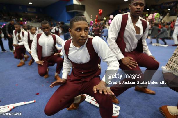 People participate in the Probate 2019 #GreatReveal19 at Jackson State University on March 23, 2019.