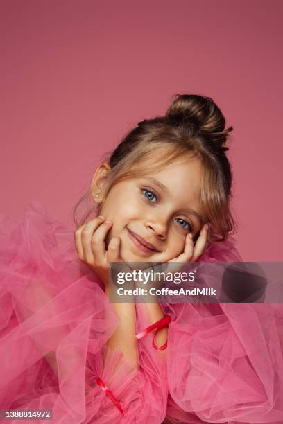 cute blue-eyed girl - girl princess stock pictures, royalty-free photos & images