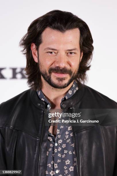 Alvaro Morte attends the IKKS Store opening on March 31, 2022 in Madrid, Spain.