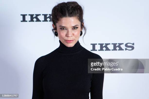 Actress Juana Acosta attends IKKS store opening on March 31, 2022 in Madrid, Spain.