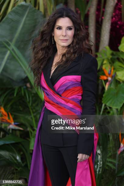 Sandra Bullock attends "The Lost City" UK Screening on March 31, 2022 in London, England.