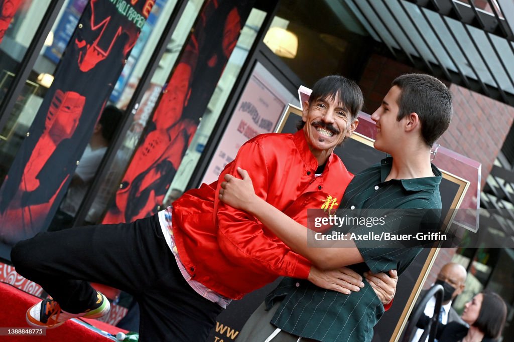 The Red Hot Chili Peppers Are Honored With A Star On The Hollywood Walk Of Fame