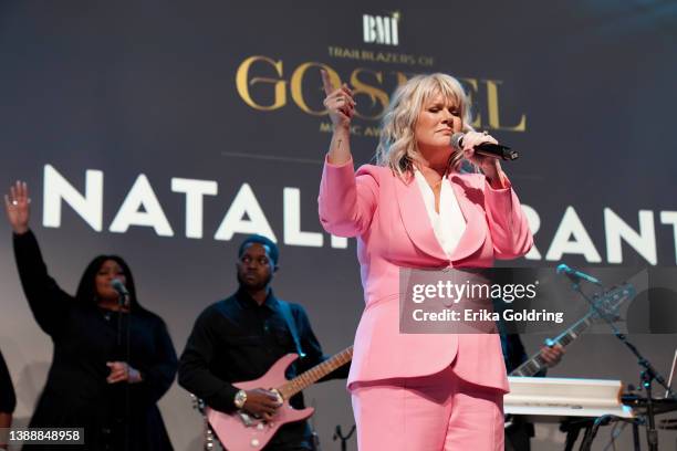 Natalie Grant performs onstage during the BMI's 2022 Trailblazers of Gospel Music Awards on March 31, 2022 in Nashville, Tennessee.