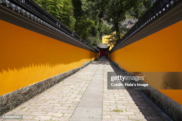 the dafo temple, xinchang county, shaoxing city, zhejiang province, china - oct. 2021 - shaoxing stock pictures, royalty-free photos & images