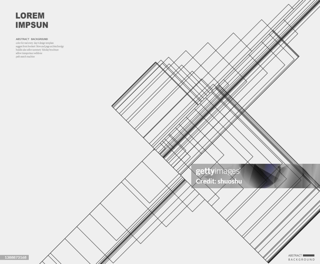 Rectangle Line Features Geometric Minimalism Rectangle Line Structure Pattern Background High ...