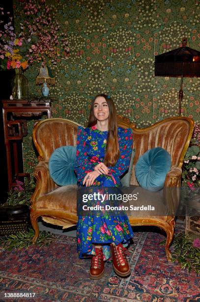 Anna Marie Tendler attends The Other Art Fair Los Angeles Presented by Saatchi Art in partnership with BOMBAY SAPPHIRE on March 31, 2022 in Los...