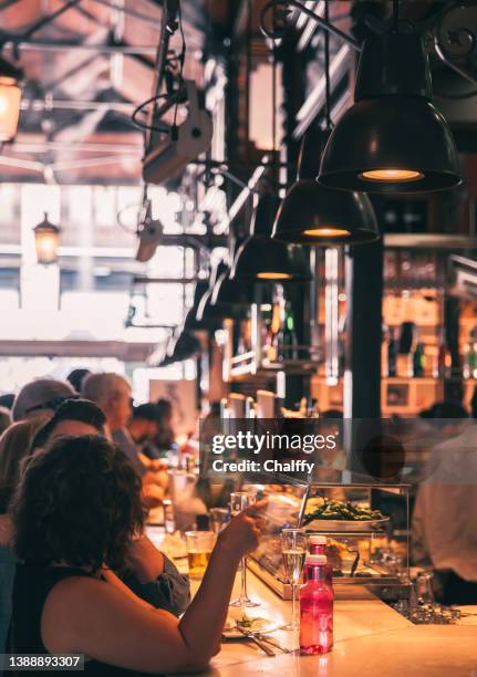 daily life in madrid - madrid tapas stock pictures, royalty-free photos & images