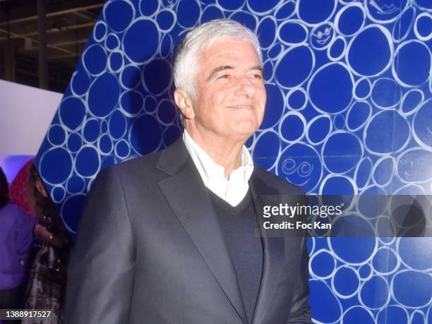 Antonio Belloni from LMVH attend the “Ruinart X Jeppe Hein” Photocall at Palais de Tokyo on March 31, 2022 in Paris, France.