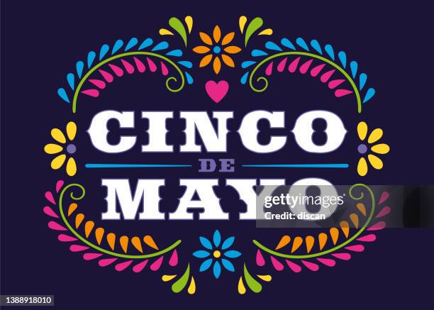 illustrazioni stock, clip art, cartoni animati e icone di tendenza di cinco de mayo - 5 maggio, festa federale in messico. - cultura latino americana