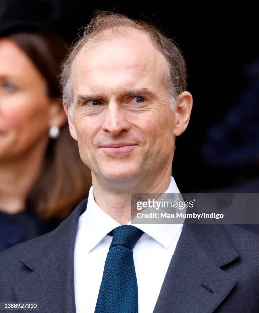 Donatus, Prince and Landgrave of Hesse attends a Service of Thanksgiving for the life of Prince Philip, Duke of Edinburgh at Westminster Abbey on...