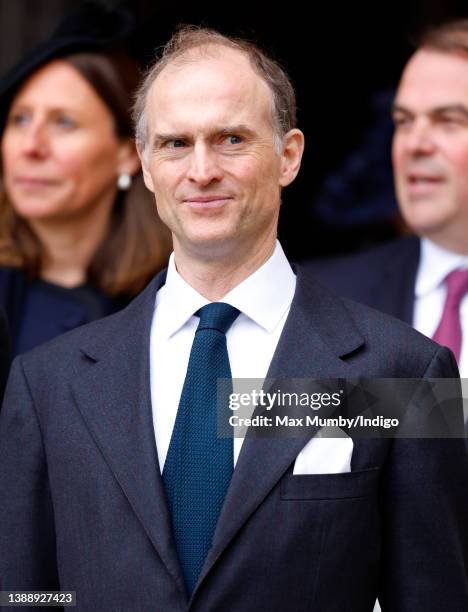 Donatus, Prince and Landgrave of Hesse attends a Service of Thanksgiving for the life of Prince Philip, Duke of Edinburgh at Westminster Abbey on...