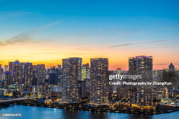 Tokyo Skyline At Night High-Res Stock Photo
