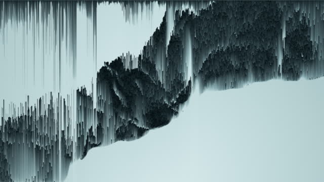 Dynamic pixel sorting animation, abstract animated wallpaper.