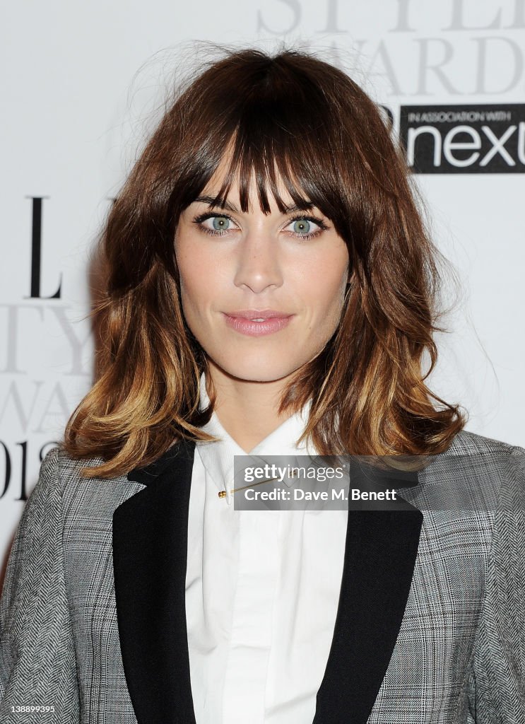 Alexa Chung arrives at the ELLE Style Awards at The Savoy Hotel on ...