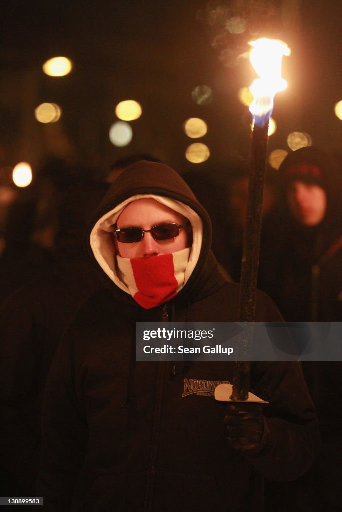 Neo-Nazis Seek To Commemorate 1945 Dresden Bombing