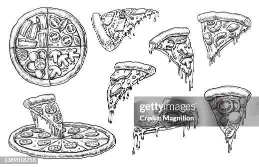 Pizza Vector Set Pizza Vector Set