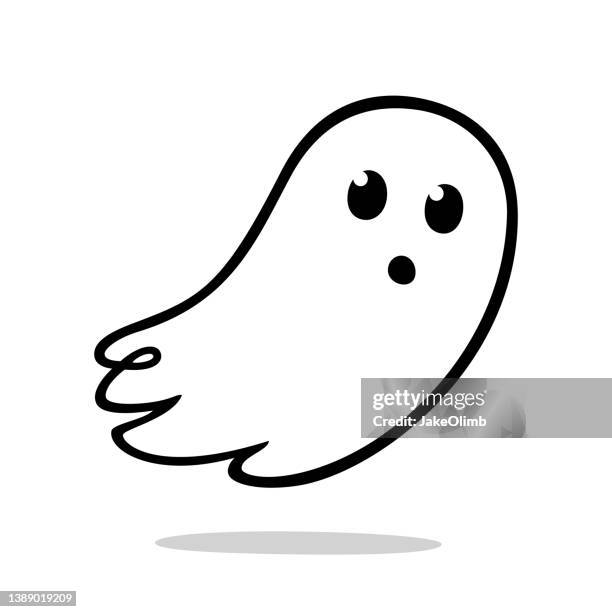 illustrations, cliparts, dessins animés et icônes de ghost doodle 5 - apparition