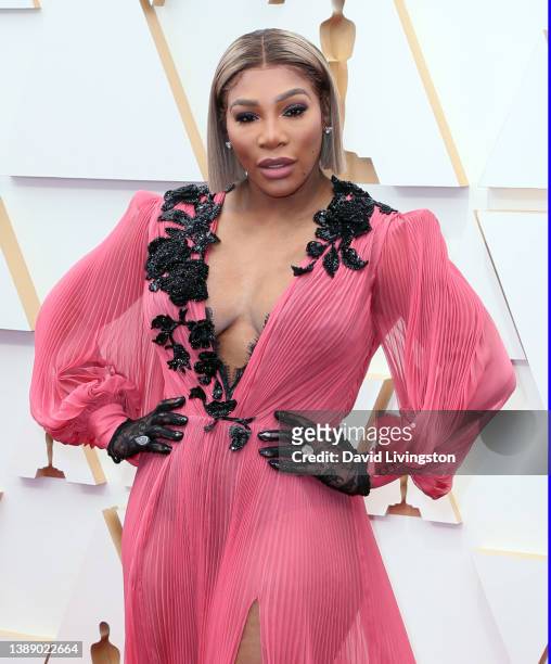 Serena Williams attends the 94th Annual Academy Awards at Hollywood and Highland on March 27, 2022 in Hollywood, California.