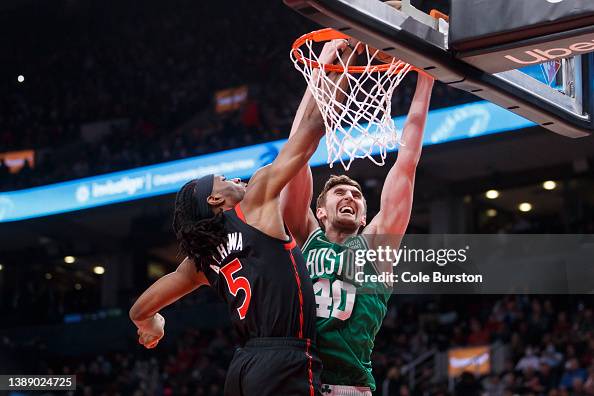 Luke Raptors Precious Achiuwa of the Toronto Raptors blocks a dunk from Luke... News ...