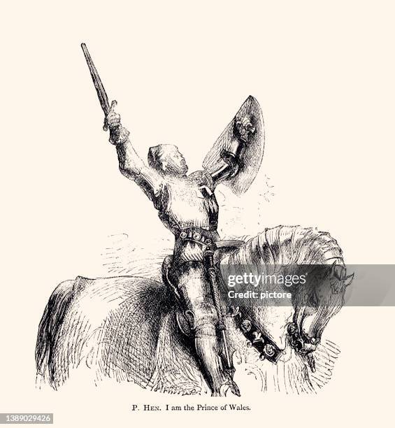 ilustrações de stock, clip art, desenhos animados e ícones de the prince of wales by william shakespeare (xxxl with lots of details) - cavalier