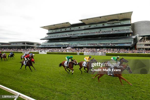 Nick Heywood on Another One wins race 5 the Newhaven Park Country Championships Final during The Star Championships Day 1 at Royal Randwick...