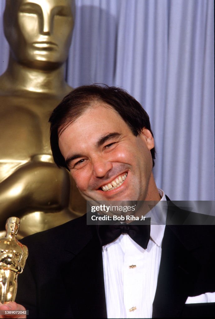 Winner Oliver Stone at Academy Awards Show 1987