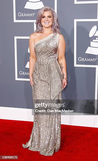 Personality Kelly Osbourne arrives at the 54th Annual GRAMMY Awards held at the Staples Center on February 12, 2012 in Los Angeles, California.